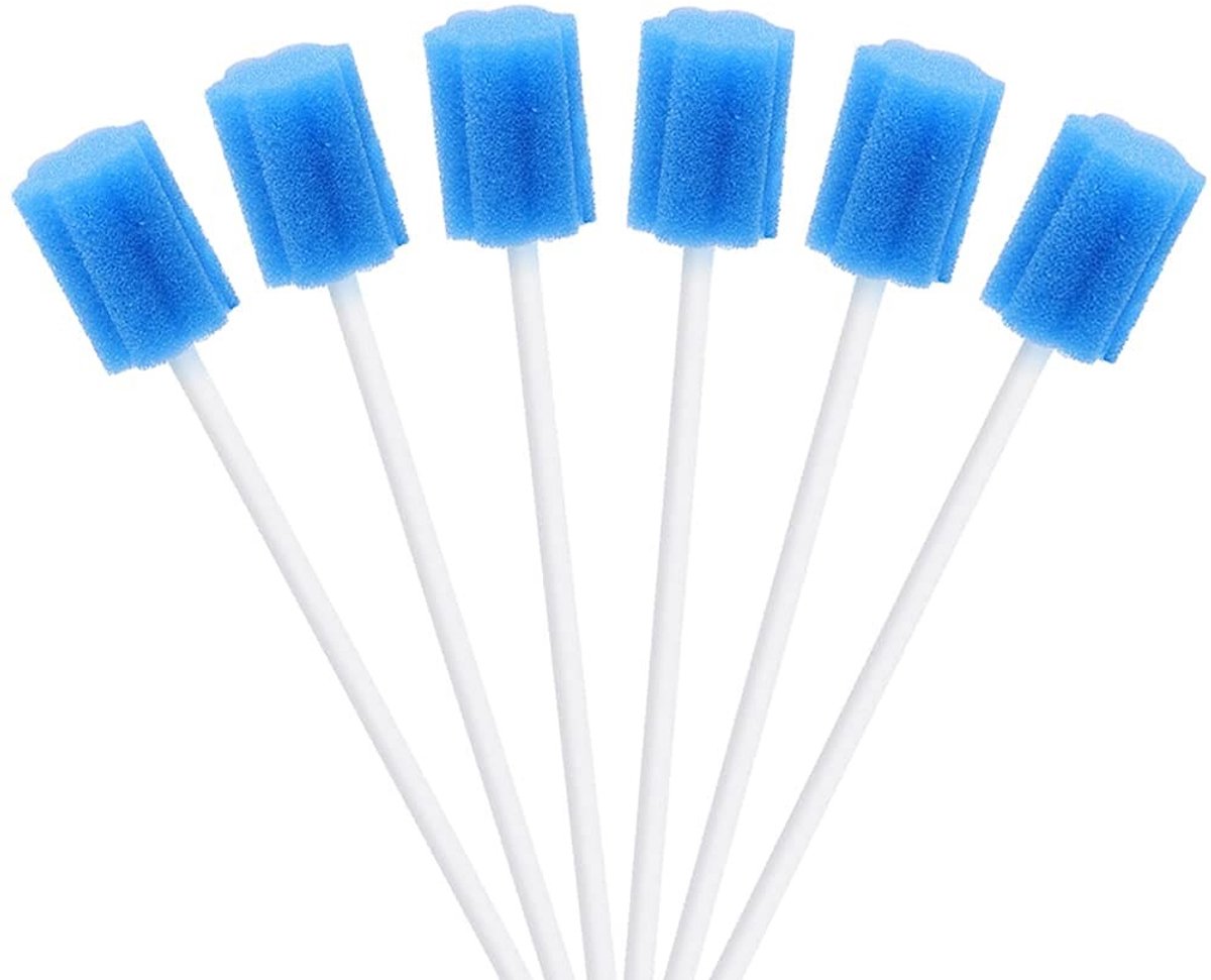 Solidchoice - Set van 100 Wegwerp Oral Care Swabs voor Mondhygiëne