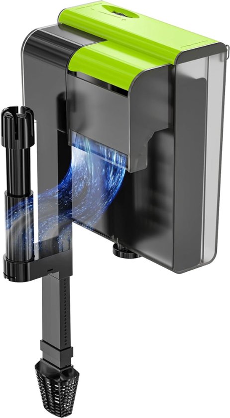 ZRNS® Aquarium Buitenfilter - Filter - Regelbaar debiet - 450 l/u
