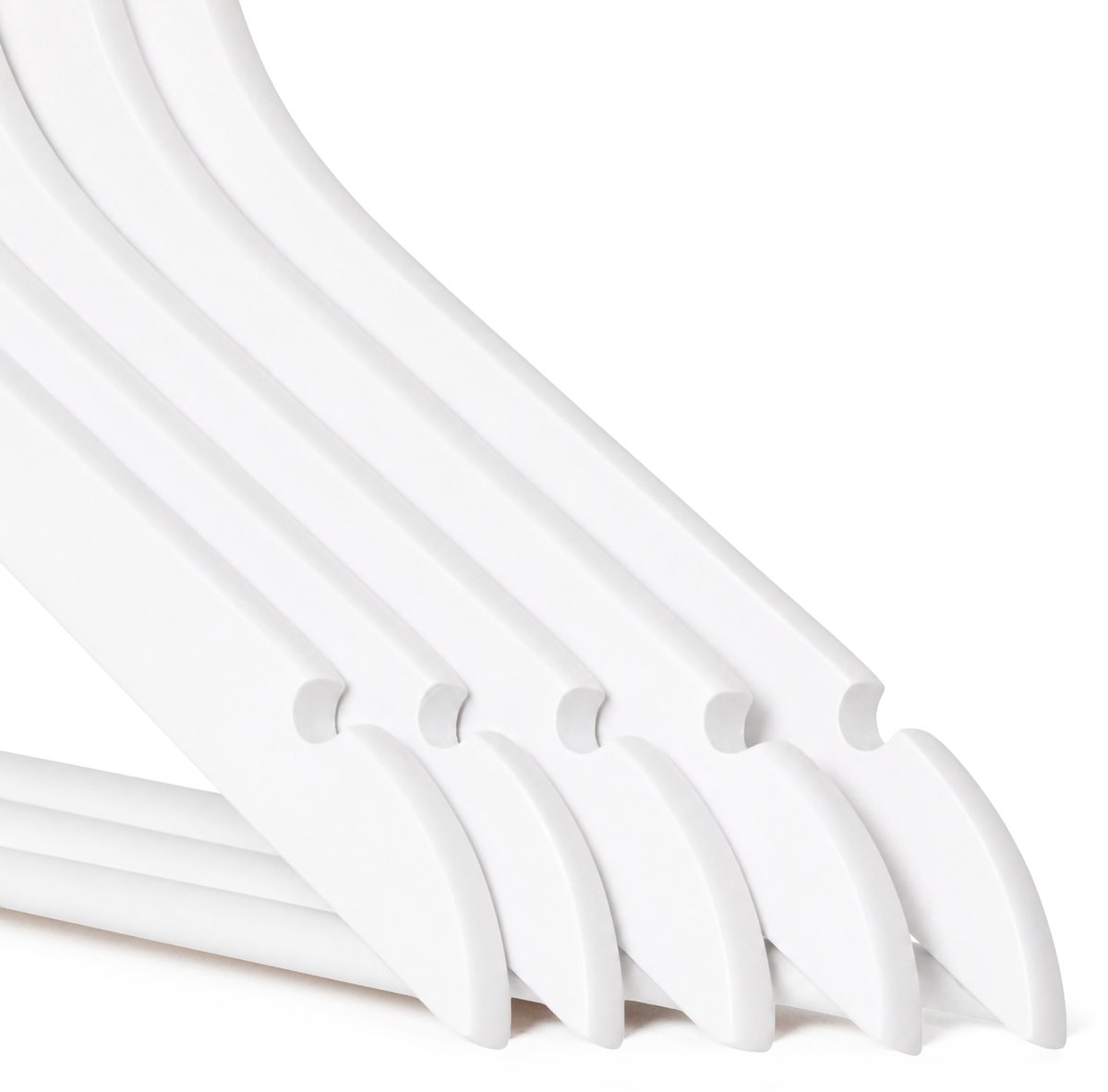 Kledinghangers - 20 stuks - wit - Bodo