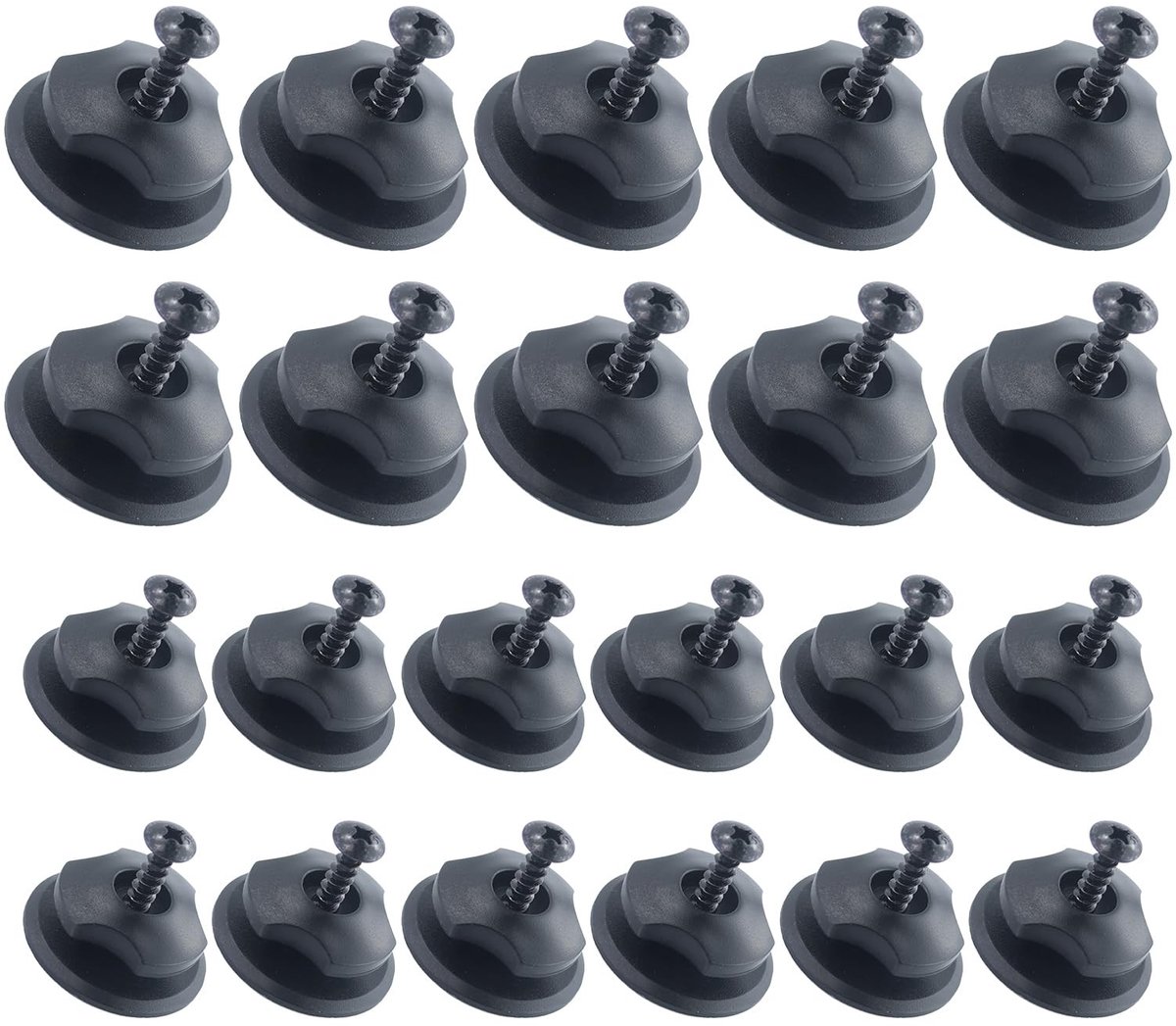 Solidchoice - 22 Stuks Aanhangeraccessoires met Haken en Lijm voor Dekzeilen