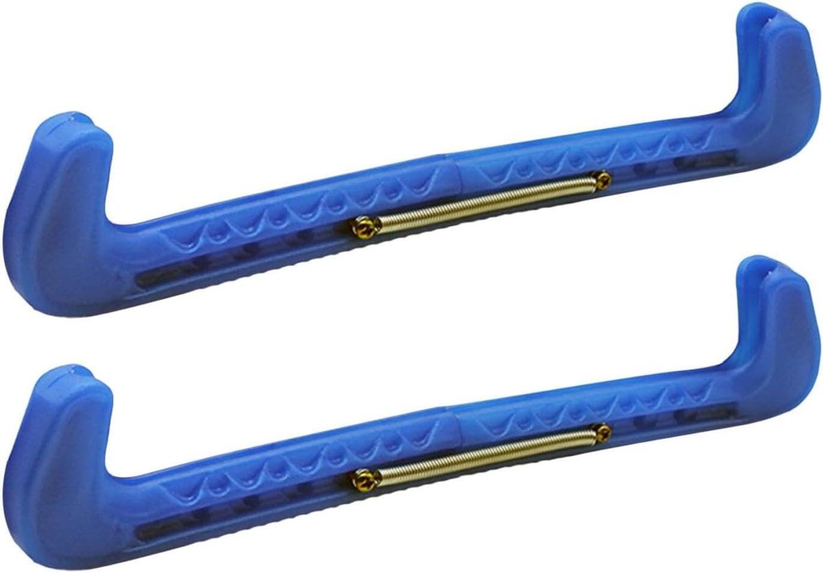 Schaatsbeschermers - Skate guards - Schaatsen Beschermen - Verstelbare Lengte - 20 cm - Blauw