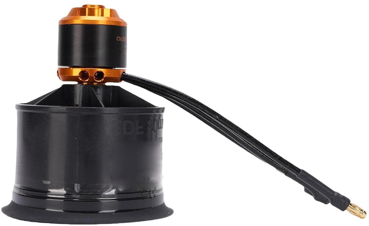 Kanaalventilator - EDF Ventilator - Doe-het-zelf Koeling - 3300KV Borstelmotor - 50 mm - Grijs