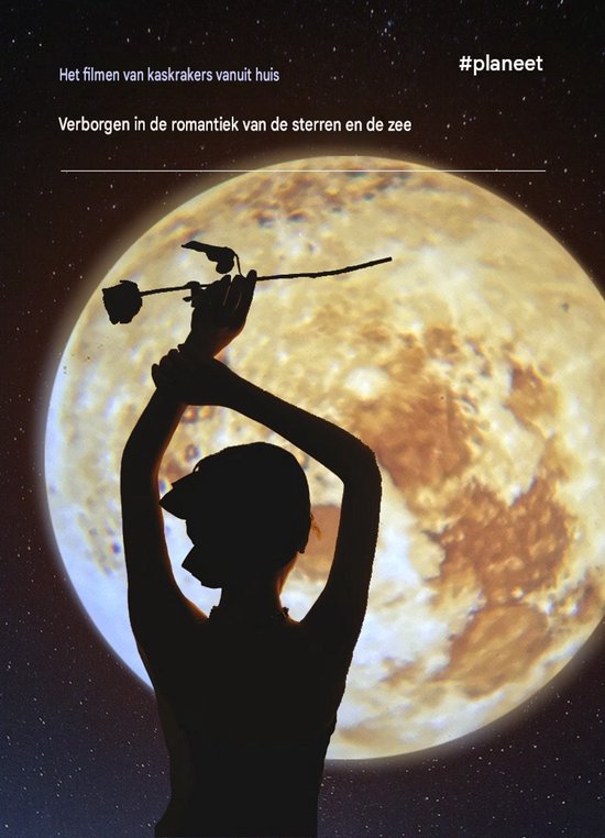 USB-planeet-/sterrenhemelprojector met verwisselbare folie, 10 patronen, 360° universele flexibele slang, creatieve fotoachtergrond en LED-nachtlampje. — afbeelding 4