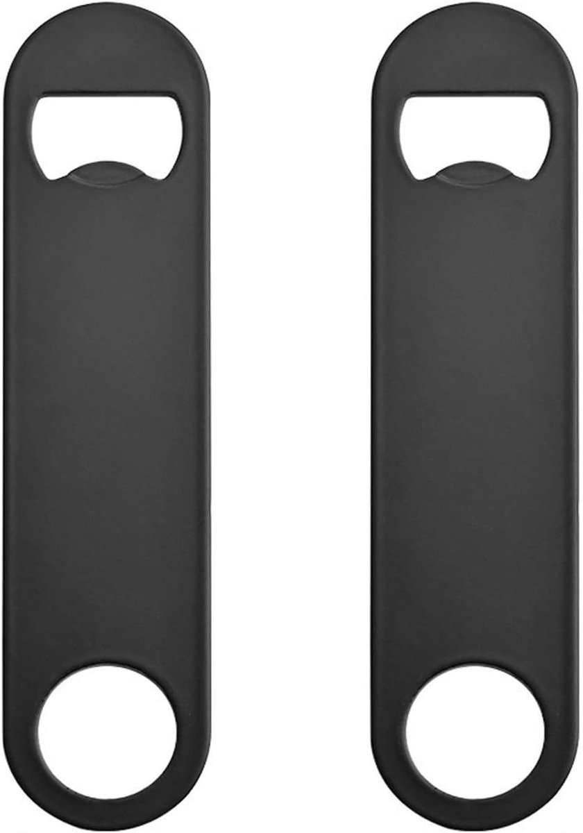 Solidchoice - 2 Stuks Professionele Flesopeners van Roestvrij Staal - Duurzaam Gereedschap