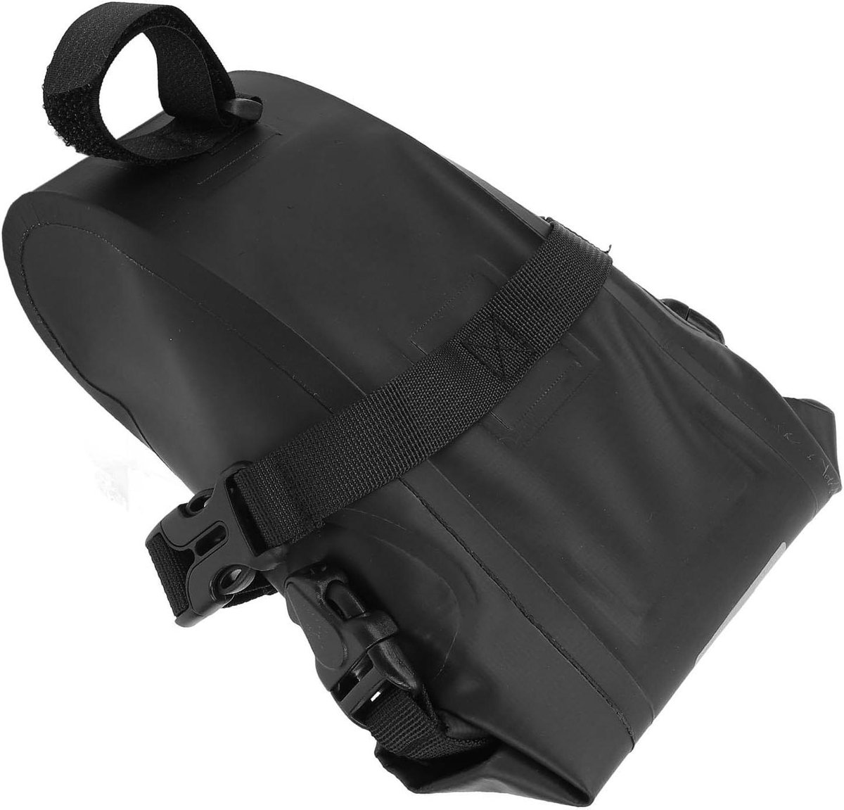 Fietszadeltas - Zadeltas Fiets - Fietsen Onderweg - Waterdicht PVC Materiaal - 2.5L - Zwart