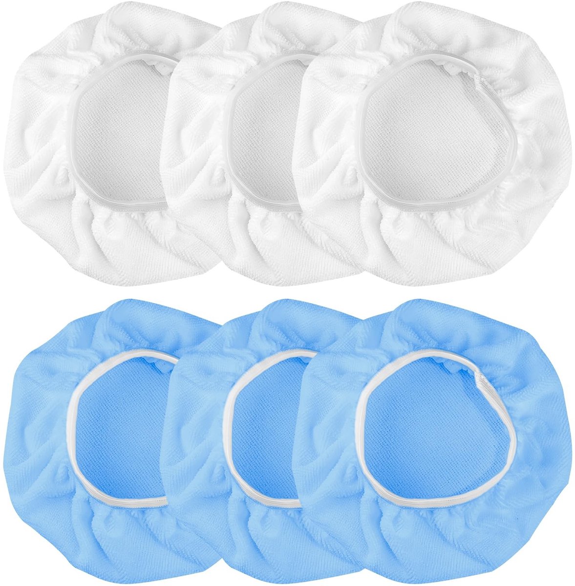 Solidchoice - Set van 6 Microvezel Polijstkappen voor Autoschuurmachines