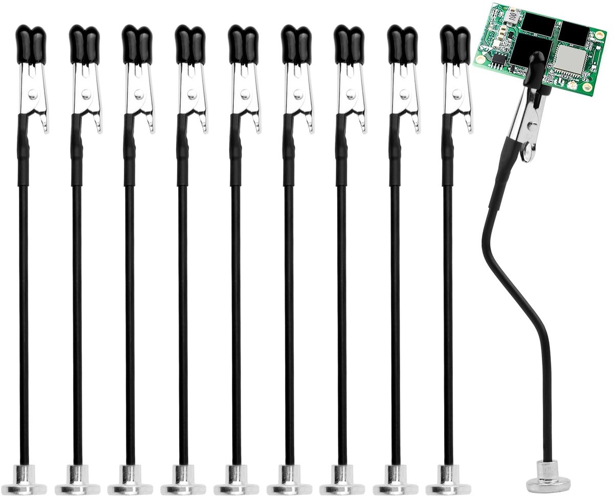 Solidchoice - Derde Hand Soldeerhulp met Magnetische Basis - 10 Stuks met Flexibele Hals