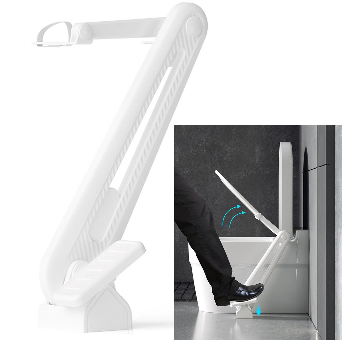 Solidchoice - Toiletzit Lifter met Voetpedaal voor Contactloze Bediening