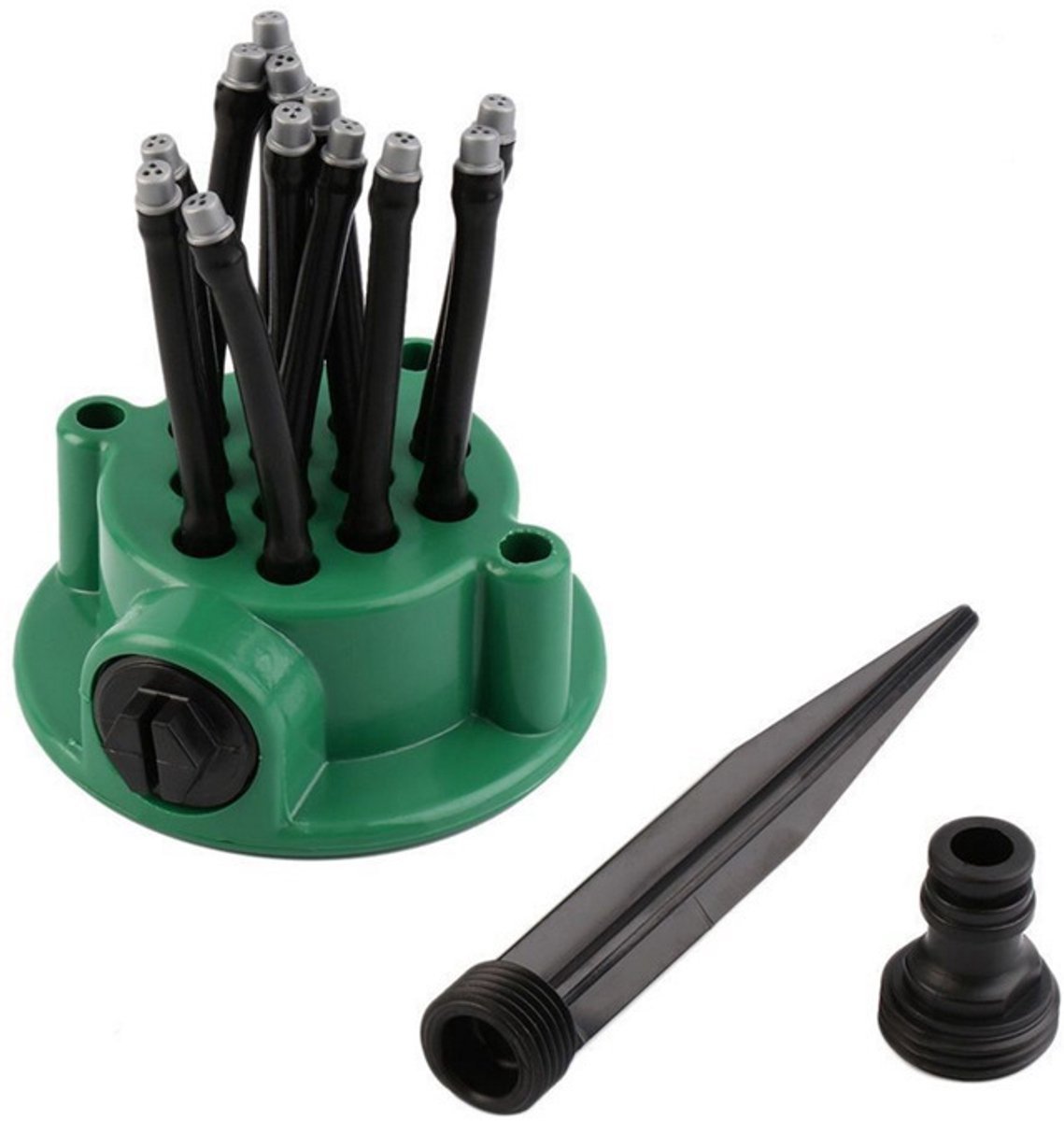 Casalora 360° Tuinsproeier – Draaibare Gazon Sproeier met Multi-Richting Waterstraal, Irrigatie Sprinkler voor Tuin, Gazon en Bloemperken