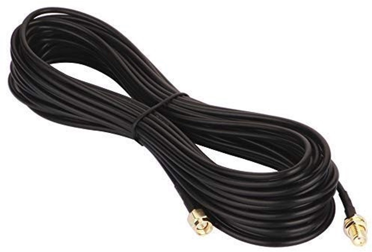 Solidchoice - 10m WLAN Antenne Verlengkabel met SMA Connectoren