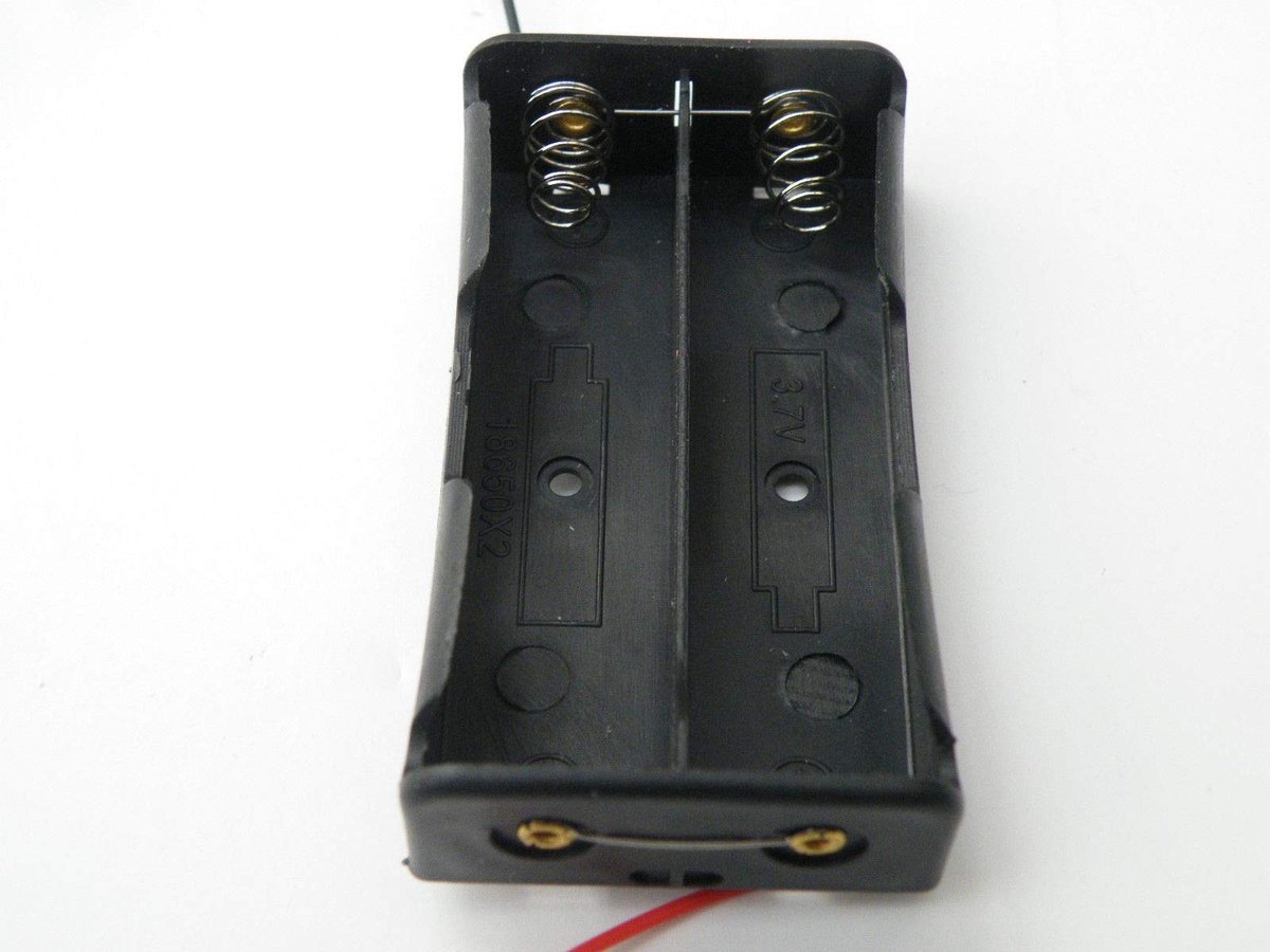 Solidchoice - Set van 10 Plastic 18650 Batterijhouders voor Parallelle Verbinding