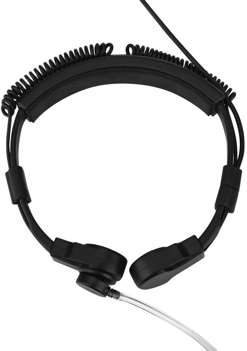 Solidchoice - Gorge Mic Hoofdtelefoon - Anti-straling - Verstelbare Grootte - 3.5mm Oortelefoon - Hoogwaardige Geluidsisolatie - Geschikt voor Mobi...