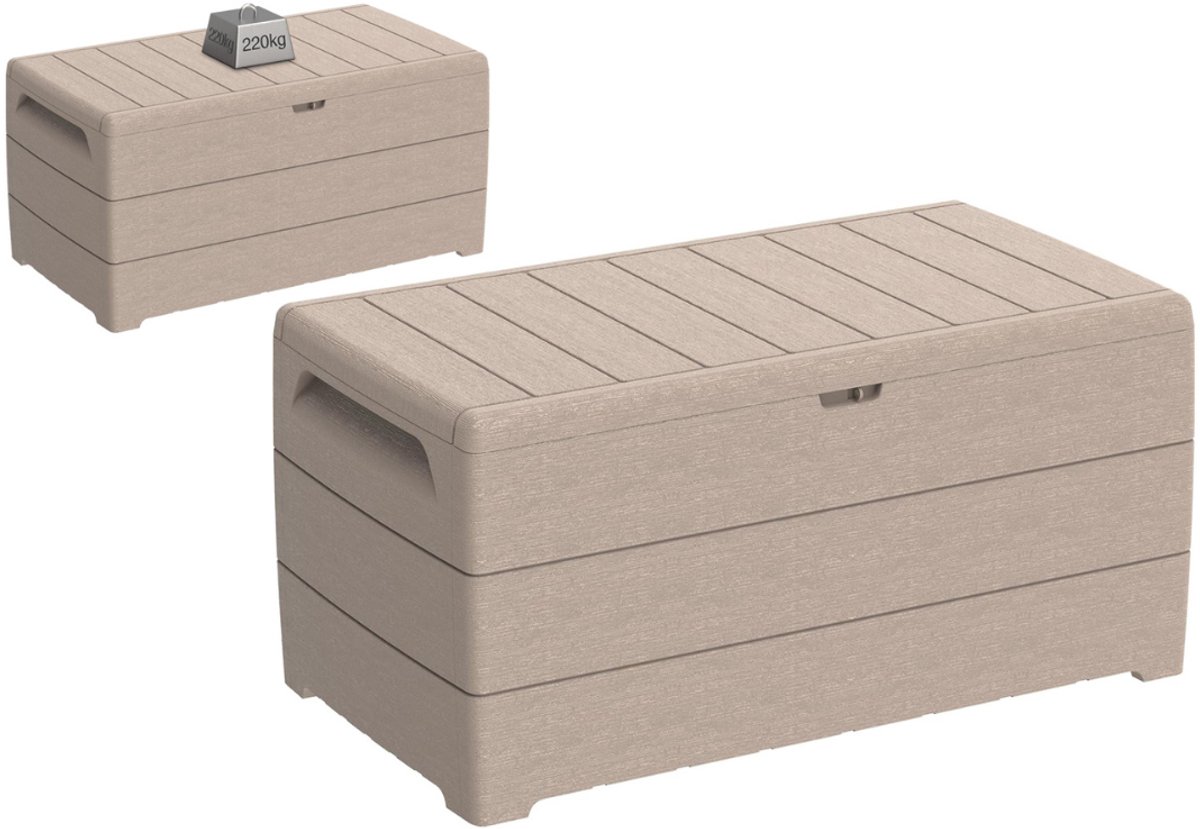 Zavio® Opbergbox Tuinkussenbox - Opbergbox Tuin - Opbergkist Buiten - Kussen Opbergtas