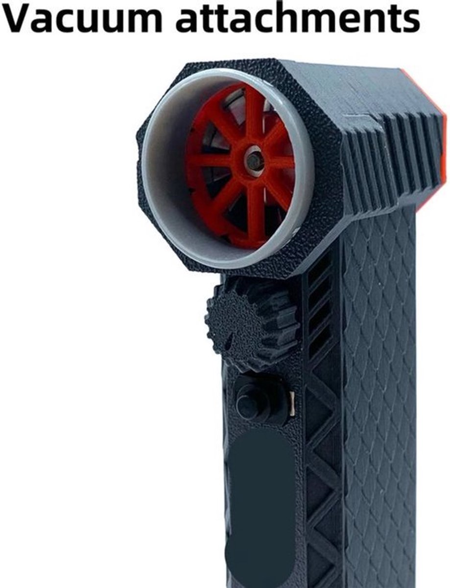 Turbo Fan - Luchtpistool - Stofblazer - Ventilator - Luchtblazer - 110000RPM - met 45m/s Windsnelheid - Borstelloze Jet Fan - Gecomprimeerde Luchtstofzuiger voor Computertoetsenborden en Elektronica - Zwart