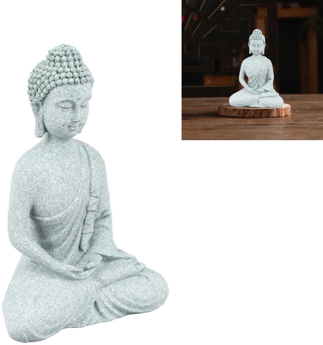 Solidchoice - Kleine Boeddha Beeld voor Meditatie en Decoratie