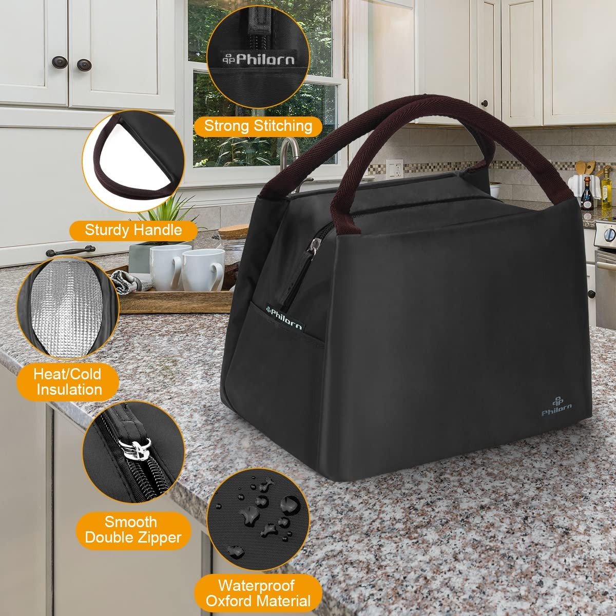Solidchoice - Geïsoleerde Lunchtas Waterbestendig