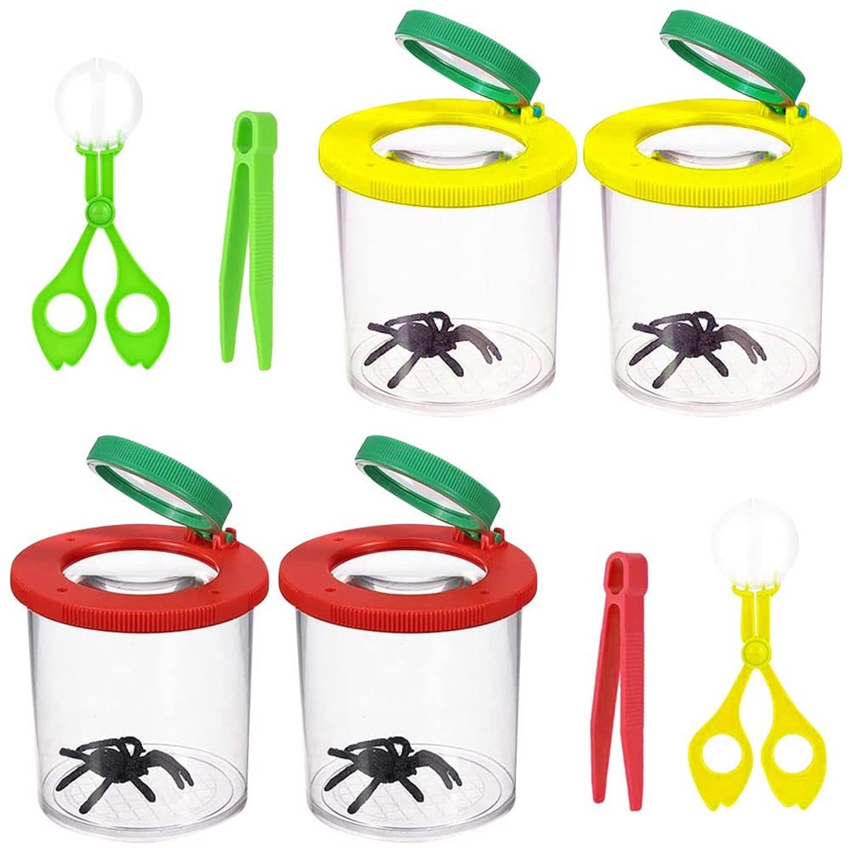 Solidchoice - 8-delige Insectenobservatie Set voor Kinderen, Inclusief Vergrootdozen