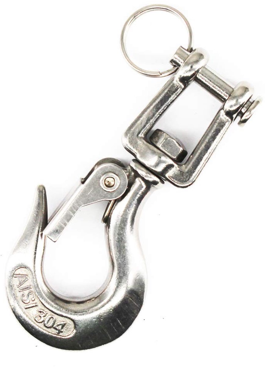 Solidchoice - 304 Swivel Eye Lifting Haak - Veiligheid Haak 350KG