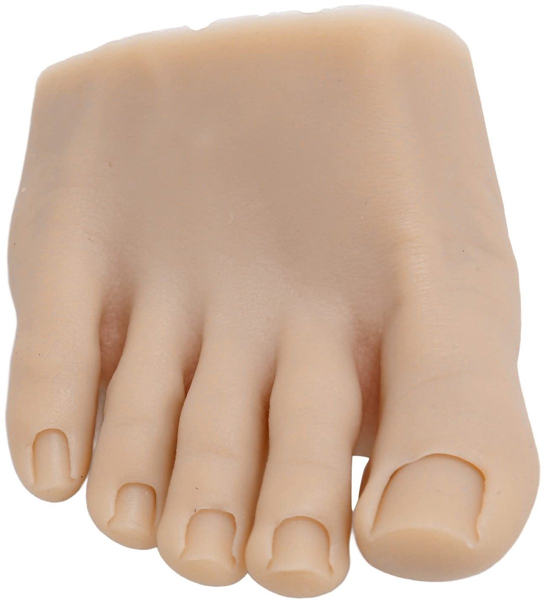 Solidchoice - Zachte Siliconen Voet Model voor Nageltraining