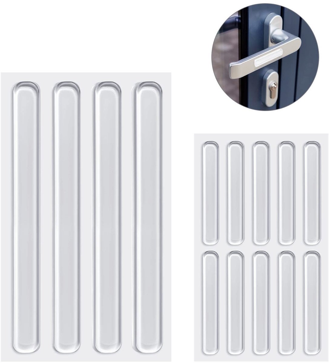 Solidchoice - 14 Stuks Transparante Siliconen Stootdempers