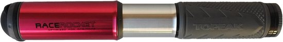Mini Fietspomp - Draagbare Pomp - Banden Oppompen - Universele Ventiel Compatibiliteit - 10 cm Lengte - Rood — afbeelding 2