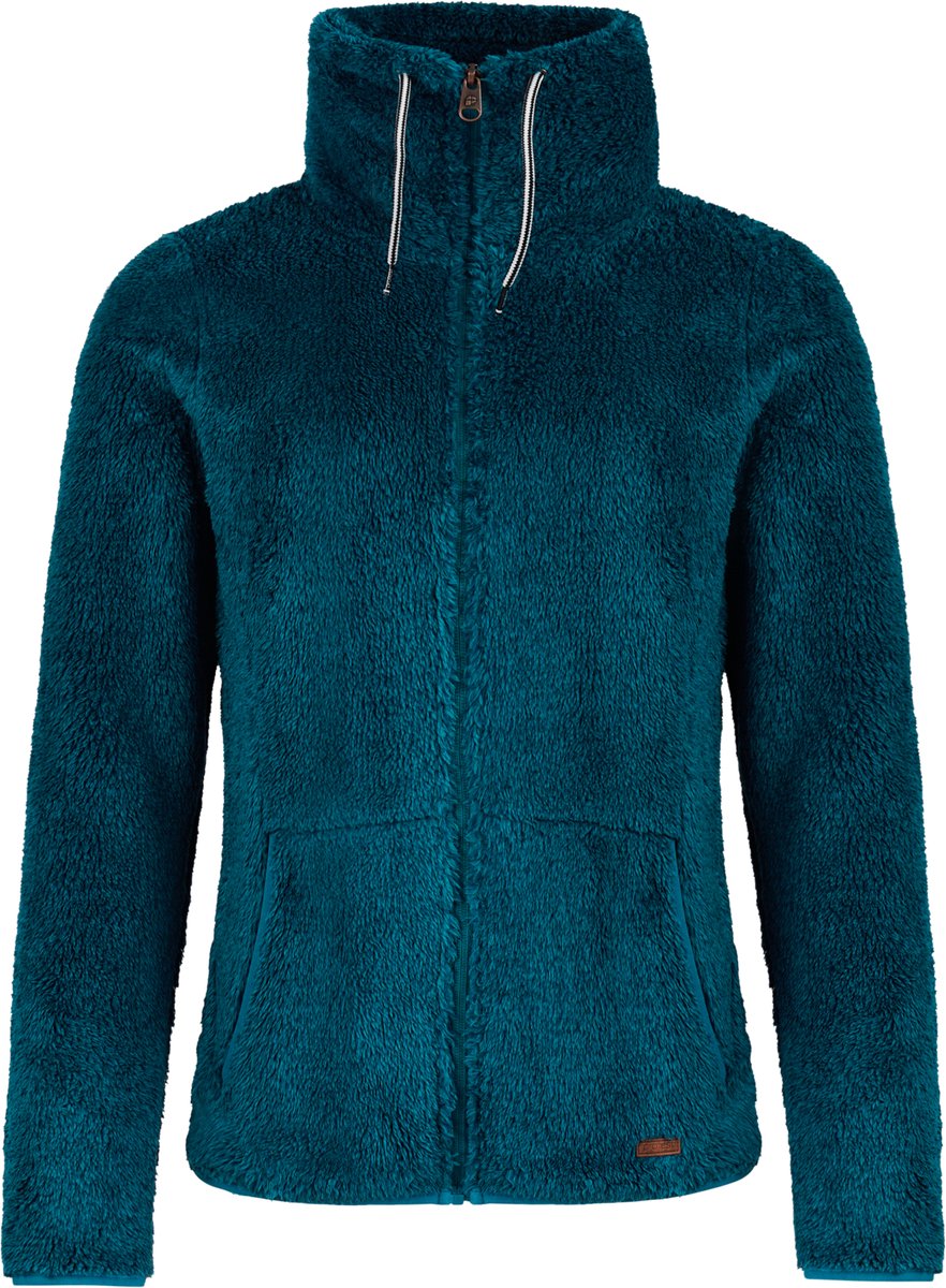 Protest Riri Fleece vest Dames High-pile fleece Rits Blauw