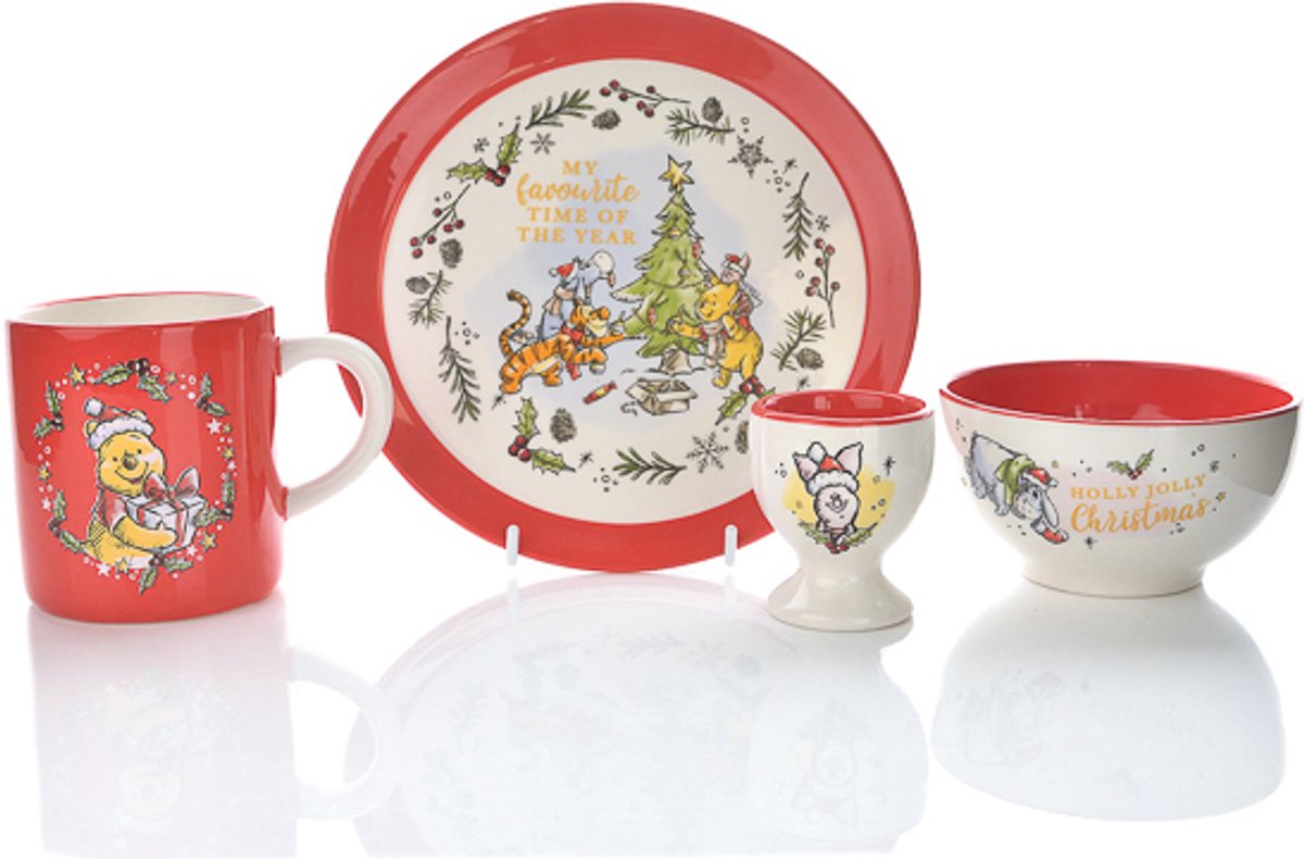 Disney Winnie Ceramic Dinner Set
