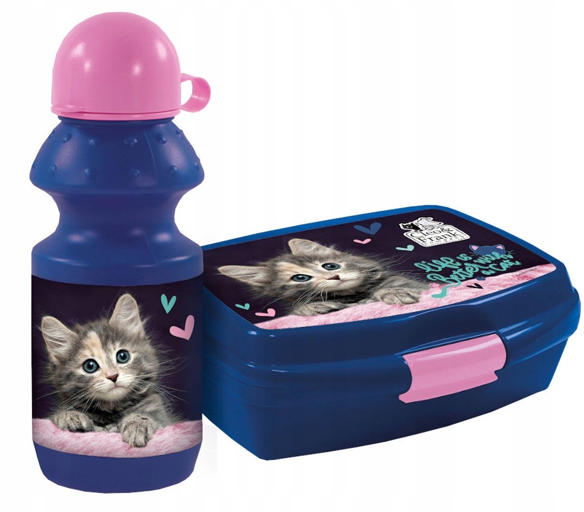 Cleo & Frank Lunchbox & Drinkflessenset voor Kinderen