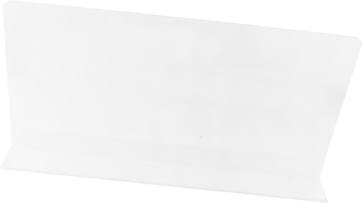 Spoelbak Spatbeschermer - Keuken Gootsteen - Keuken Schoonhouden - Eenvoudige Installatie - 30 x 15 cm - Transparant