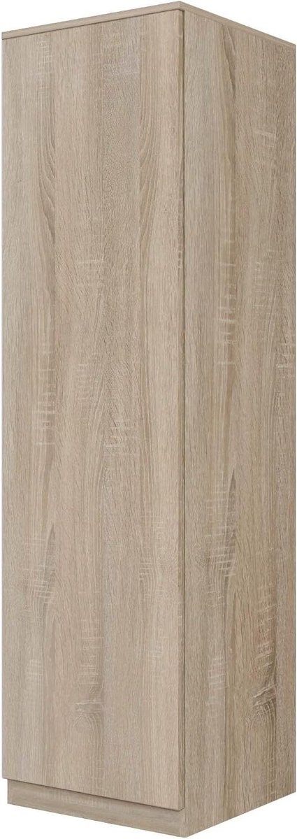 Moderne Kledingkast - Opbergkast Kleding - Slaapkamer Organiseren - TIP-ON Deuren - 4 Planken - Sonoma Eiken