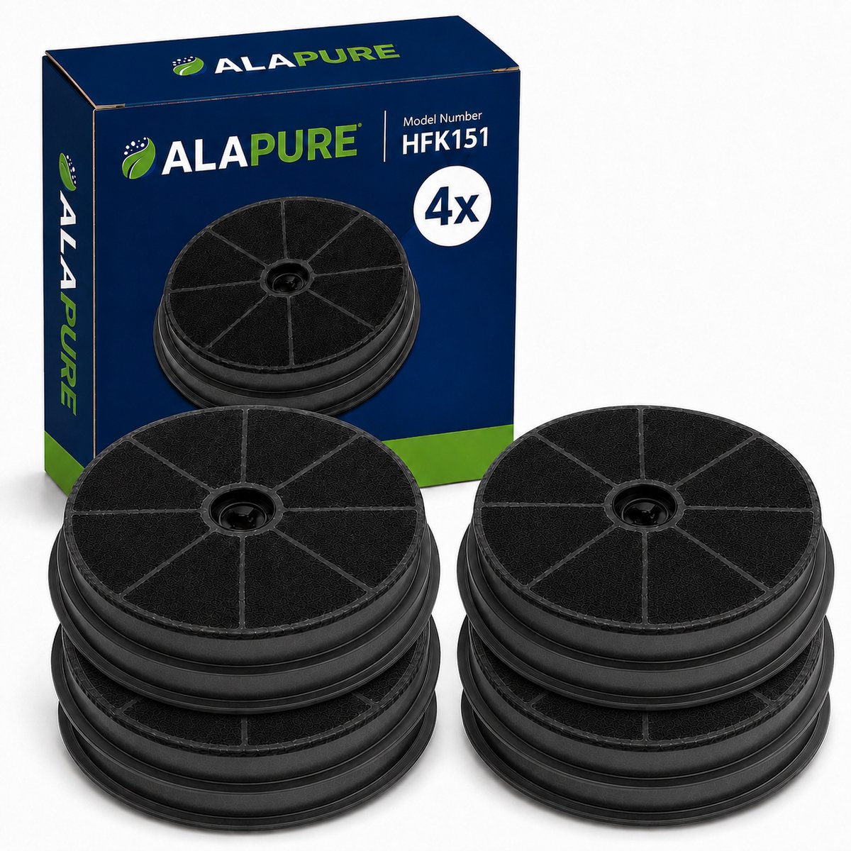 4x Koolstoffilter voor AEG 9029793784