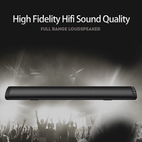 Soundbar Luidspreker - Home Theater - Muziek Luisteren - 3D Stereo Surround - 54 cm Lengte - Zwart van Merkloos — afbeelding 2