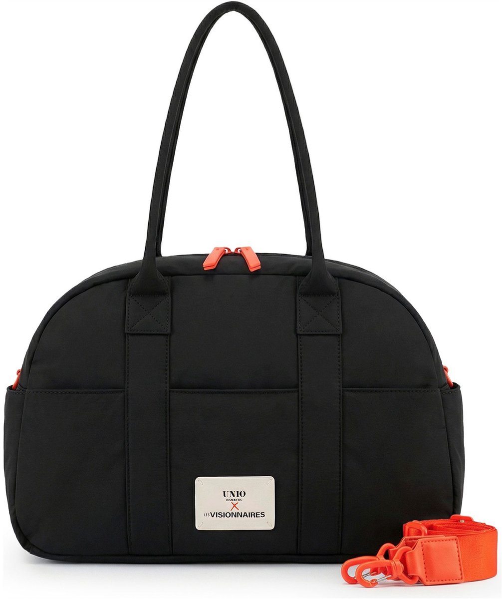 Unio Hamburg x Les Visionnaires handtas schoudertas Unio Bowling NY Black zwart