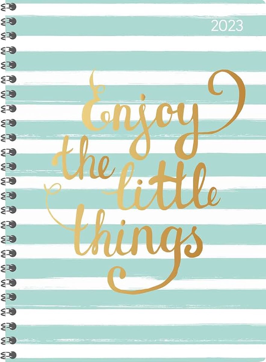 Ringbuch Little Things 2023 - Taschen-Kalender A5 (15x21 cm) - Schüler-Kalender - Weekly - Ringbindung - 128 Seiten - Alpha Edition
