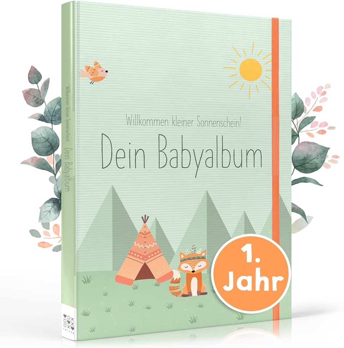 - Mijn eerste jaar - album voor kinderen en jongeren - ontworpen met opvoeders - herinneringsboek baby - dagboek voor baby's