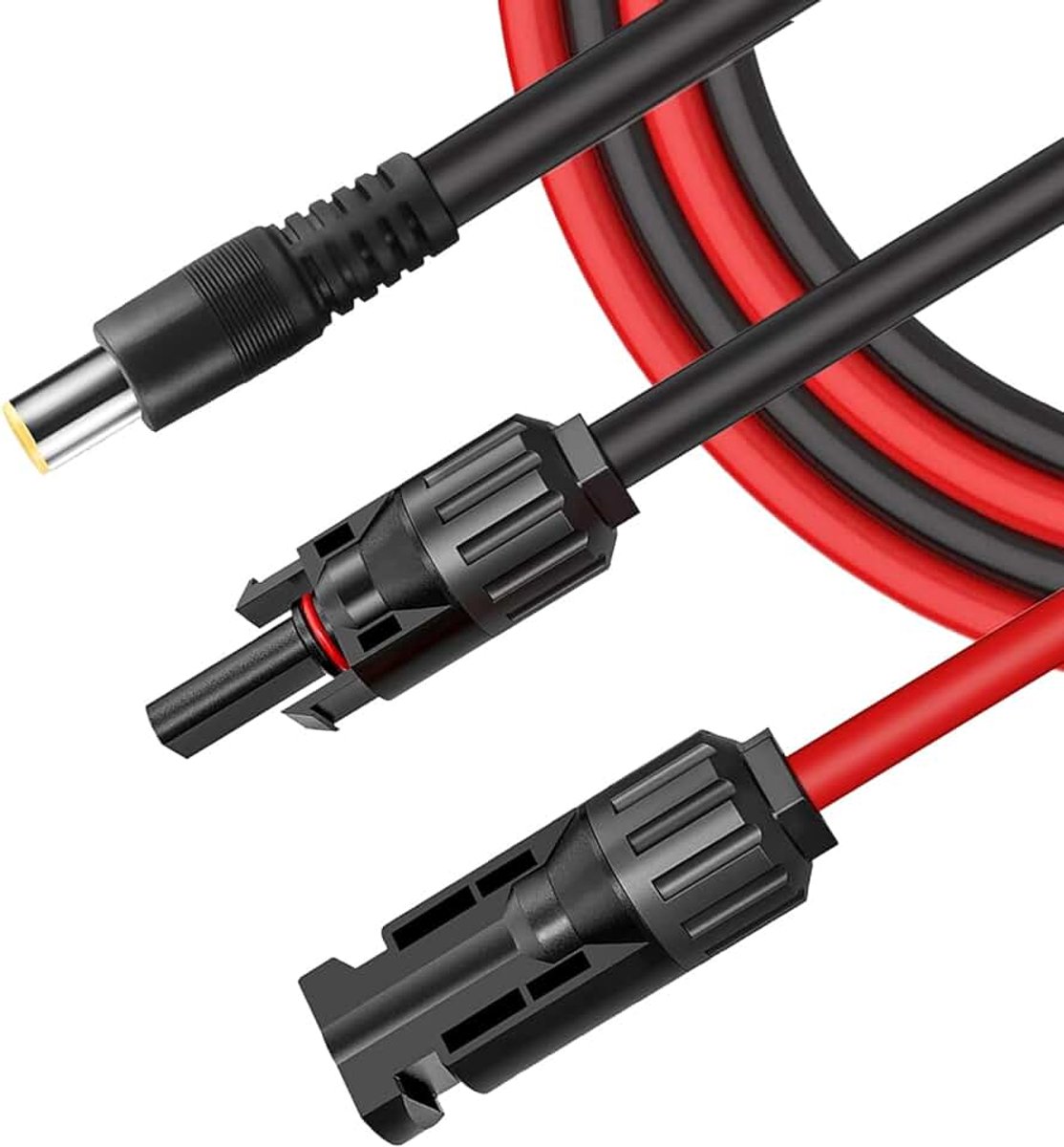 DC7909 naar 8 mm kabeladapter voor zonnepaneel, stekker en oplaadkabel compatibel met Jackery, Anker, Bluetti