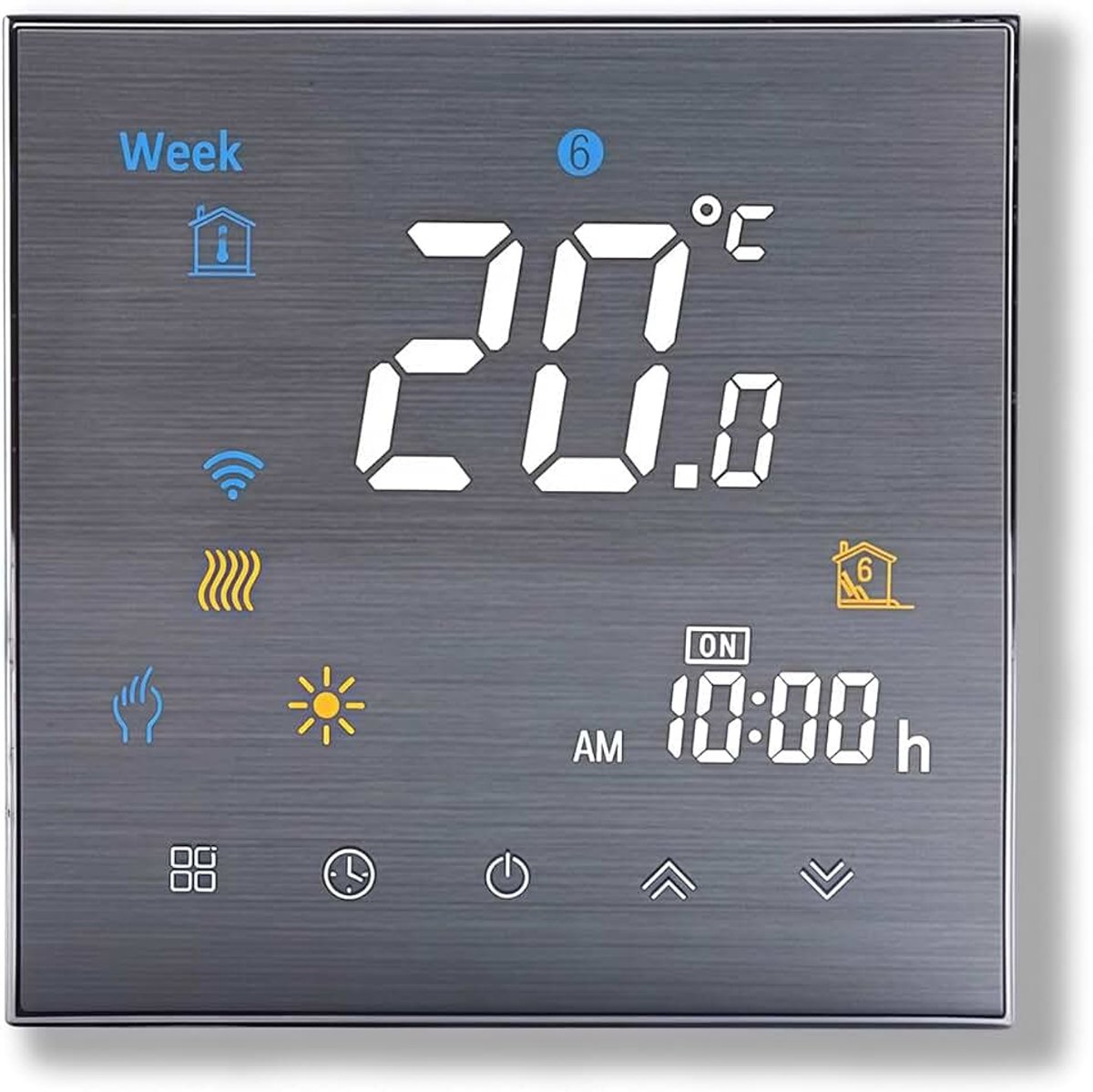 3000 Serie Wi-Fi Thermostaat - Programmeerbare Touchscreen Thermostaat voor Verwarming of Airconditioning - Afstandsbediening vanaf Mobiele Telefoon, Compatibel met Alexa, Google Home en IFTTT