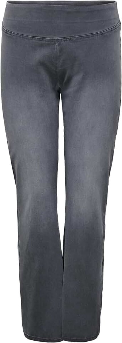 Jeans voor dames, flared fit, hoge taille, uitlopende jeans, Grey denim, 44W / 32L