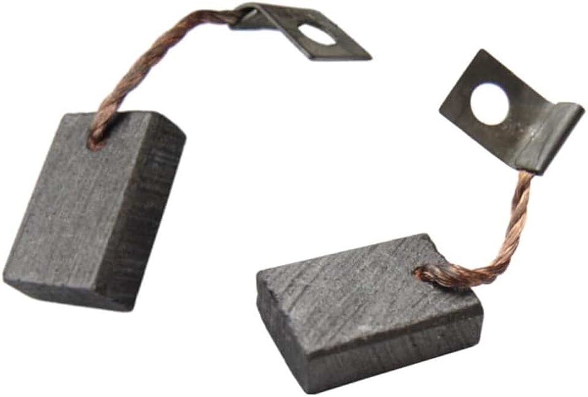 2x Trade-Shop motorkoolborstels/koolborstels/koolstiften 6 x 14 x 19 mm voor Bosch-gelijkstroomgenerator LJ GEH REE oldtimer dynamo LJ/GEH 90/12, REE 75/12