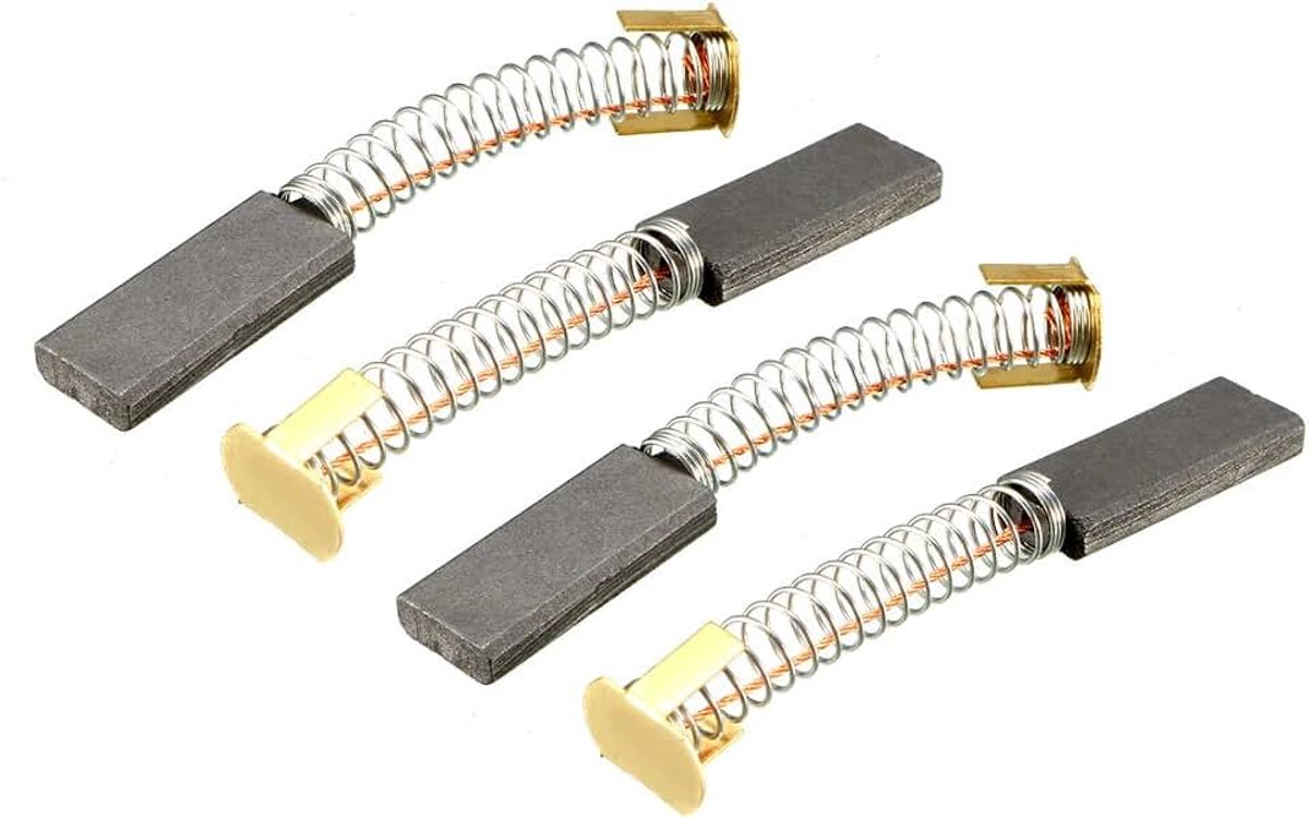Koolborstels voor elektromotor 21 mm x 9 mm x 3,5 mm reserveonderdeel 4 stuks