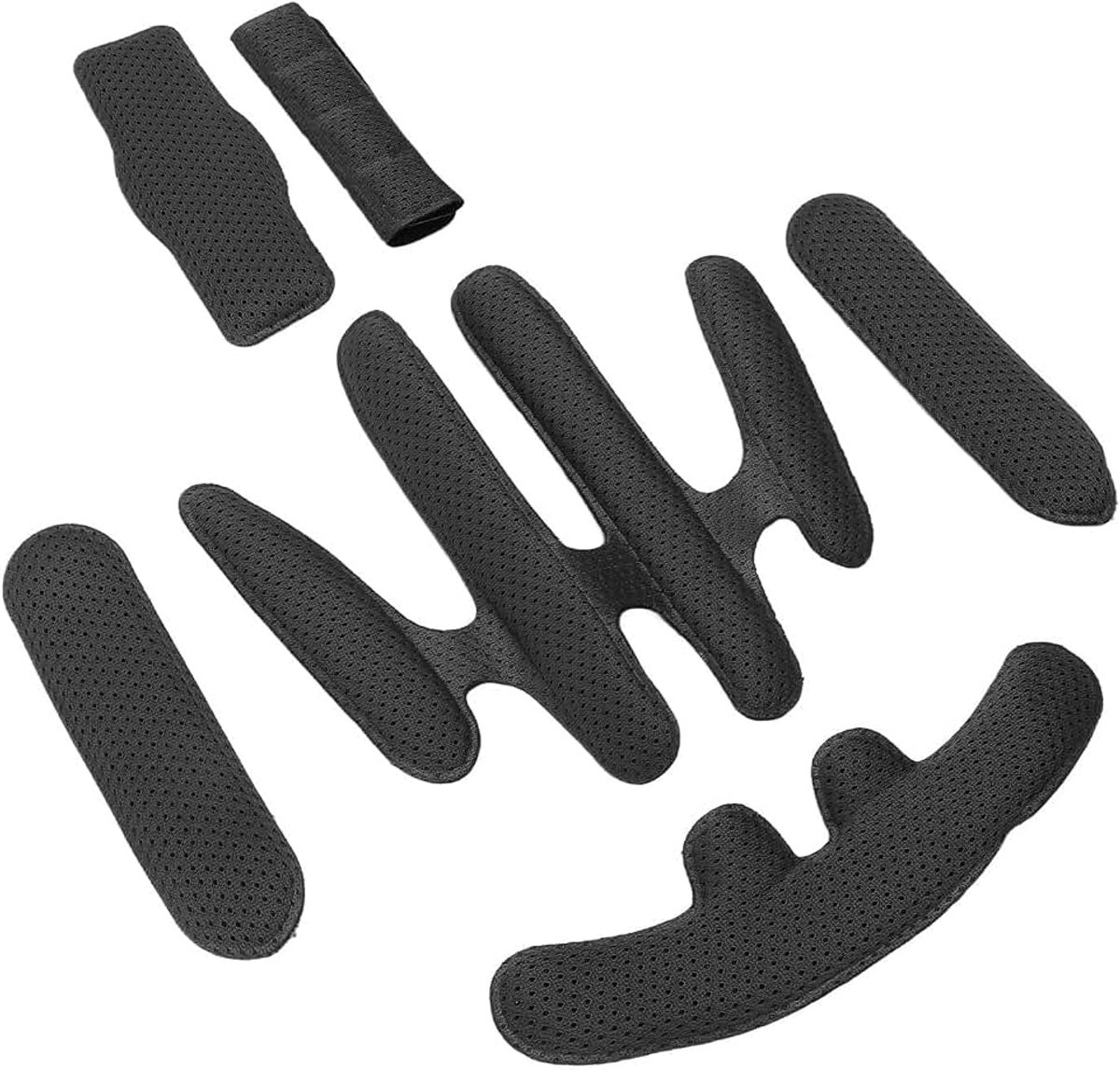 Voering Helmen Voering Spons Pad Helmen Padding Kit,Bike Vervanging Universele Schuim Pads Set Helmen Voering Spons Pad voor Fiets Motorfiets Fietshelm Helm Accessoires