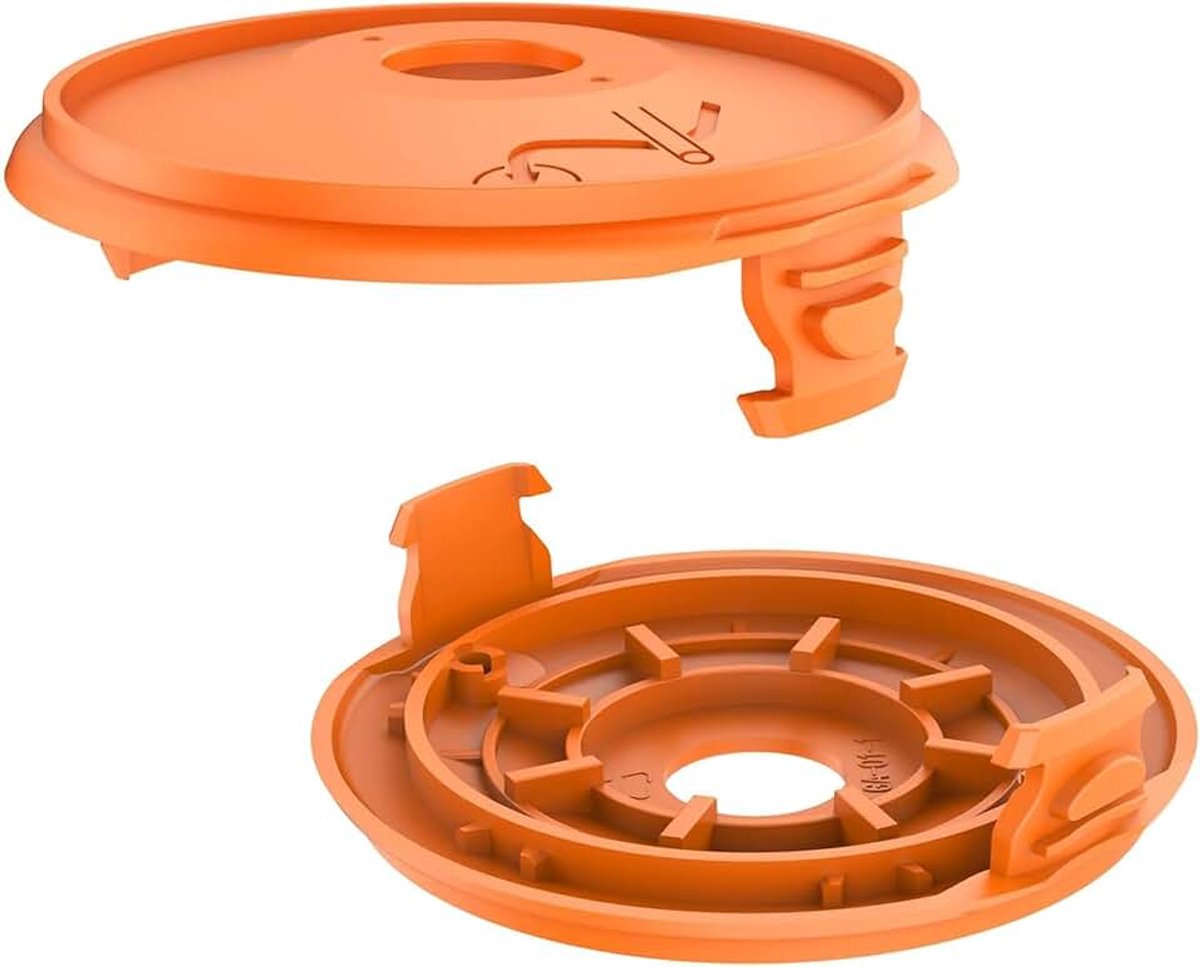 2 stuks grastrimmer spoelafdekking compatibel met Gardena 5344-20, vervangende trimmerkap voor Gardena EasyCut ComfortCut PowerCut SmallCut Grastrimmer
