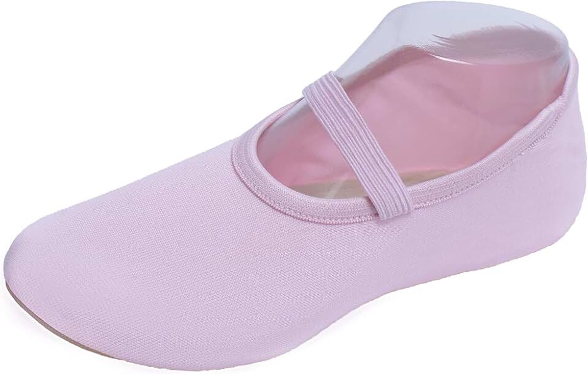 Trampolineschoenen, gymnastiekschoenen zwart, wit, blauw, roze, roze, 28 EU
