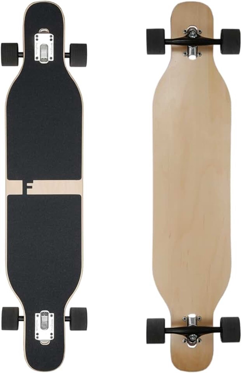 Longboard met 3 flexibele standen Drop Through Cruiser compleet board Mach1 Speed kogellagers T-Tool