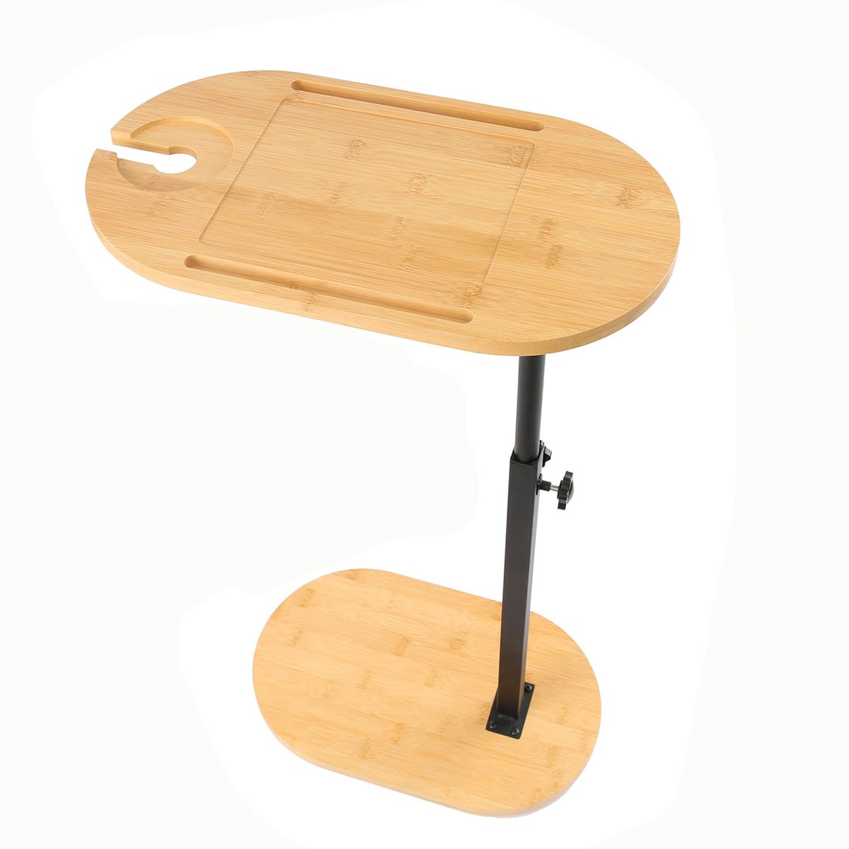 Bijzettafels - Verstelbare badplanken - Laptoptafels - Vrijstaande opbergrekken - Nachtkastjes - Verzorgingstafels - Geschikt voor banken en bedden - 40*22 cm - Natuurlijke houtkleur