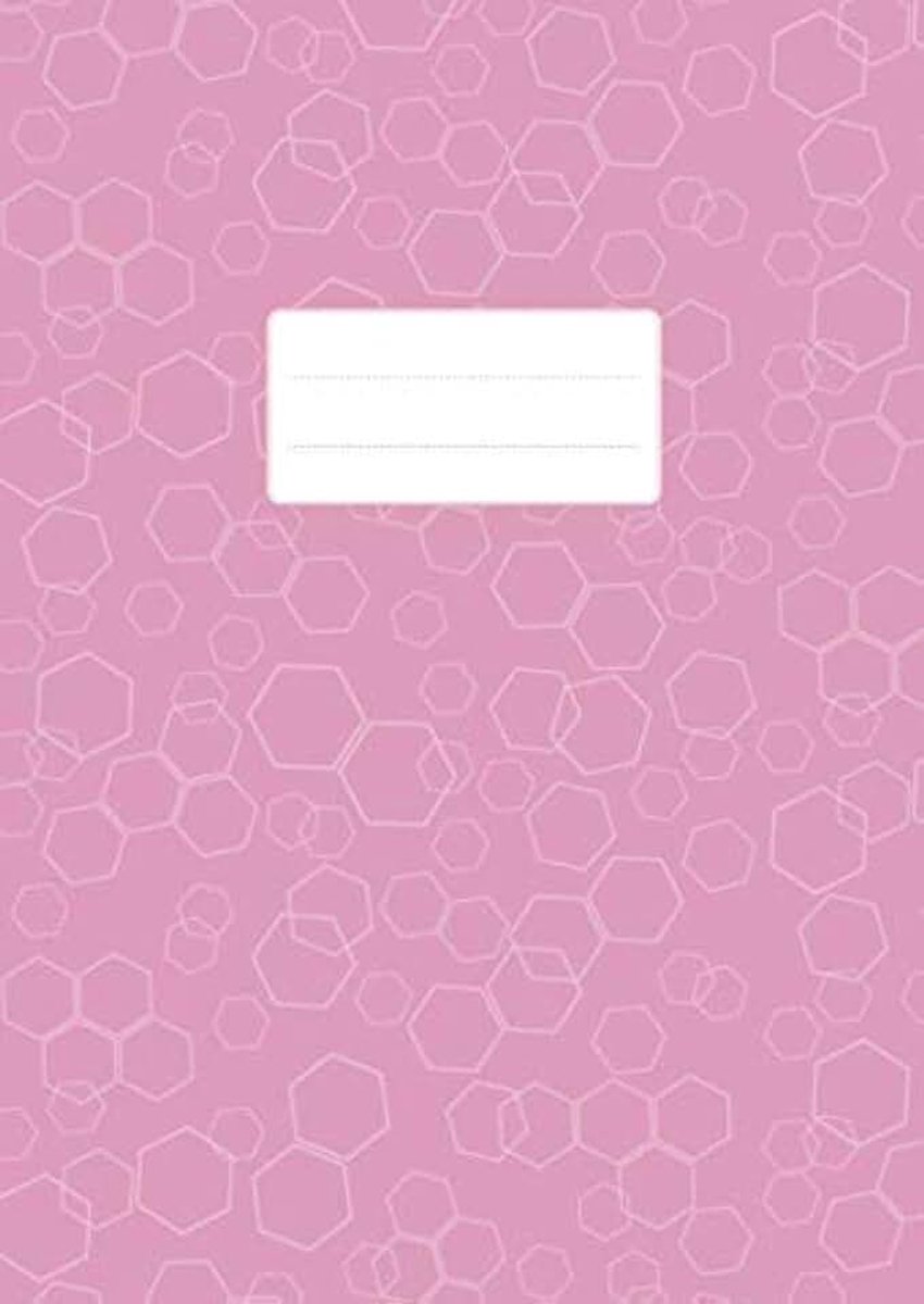 A4 Blanko Softcover: Rosa Muster - 100 Seiten (50 Blatt)
