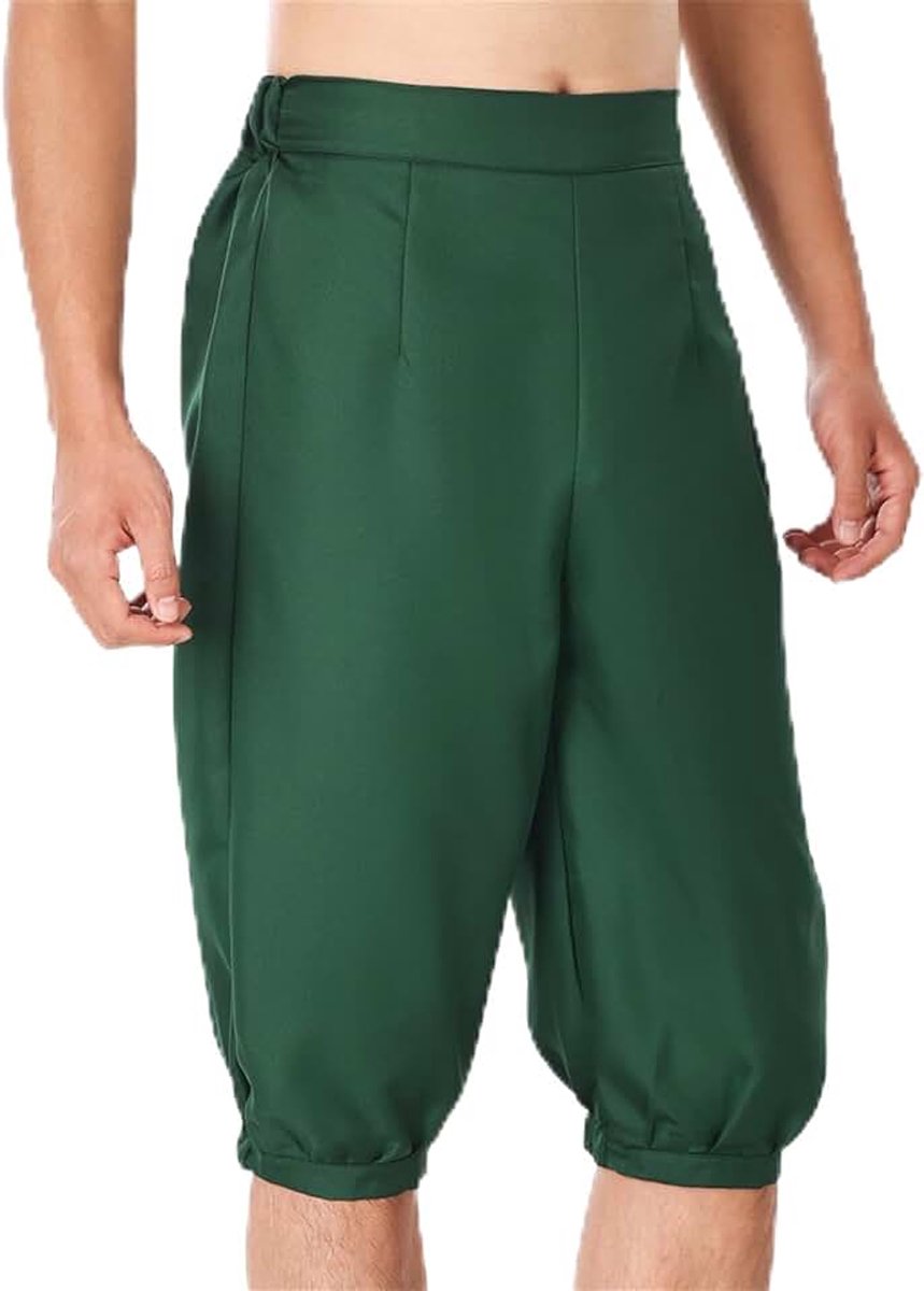 Retro koloniaal heren chic kostuum korte broek paardrijden dikke broek steampunk victoriaanse broek