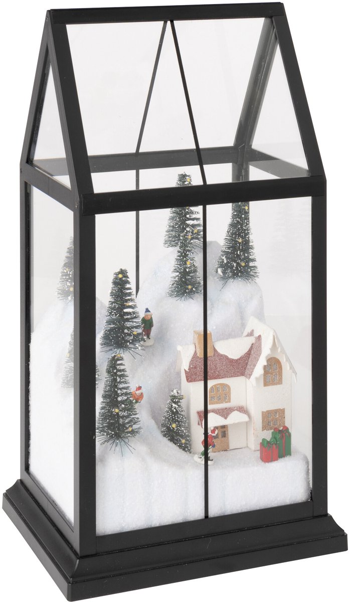 J-Line Ledkerstdorp - glas/synthetisch - multikleur - small