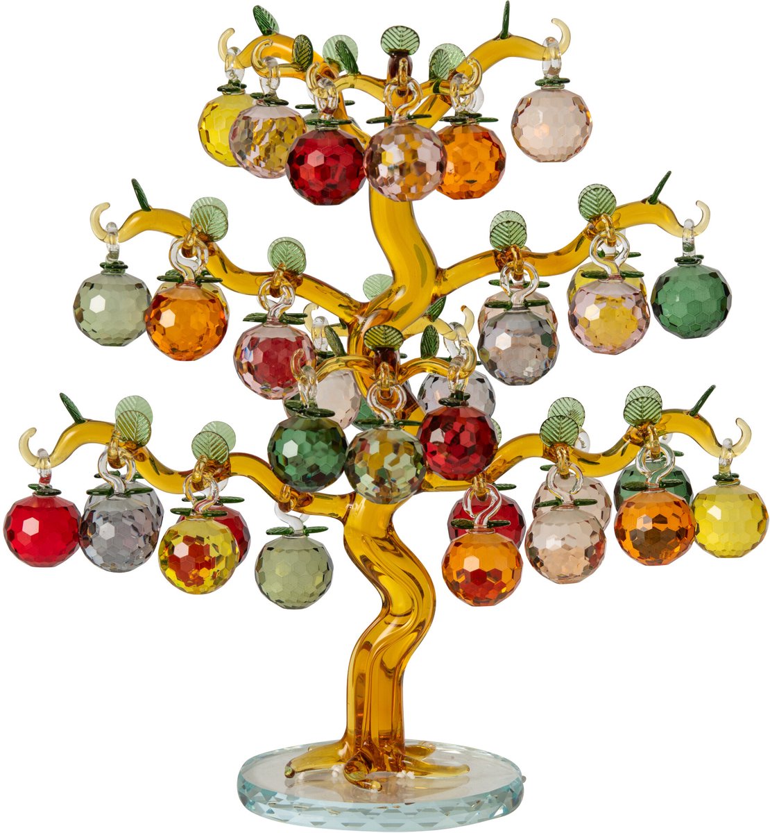 J-Line decoratieboom - kristal - multi