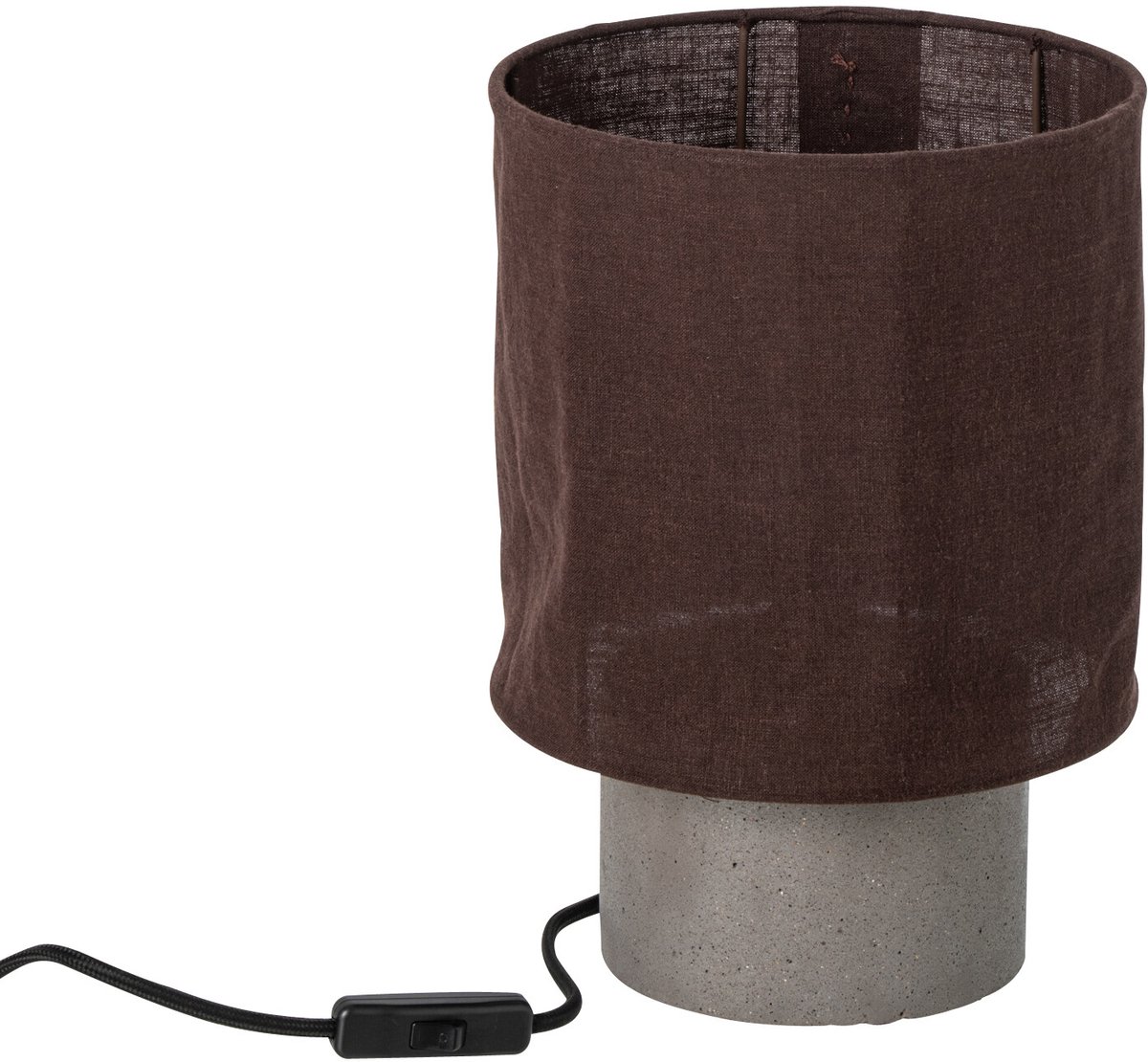 J-Line Tafellamp - cement - bruin - small